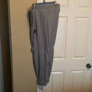 Air Jordan 4 sweatpants and graphic t-shirt